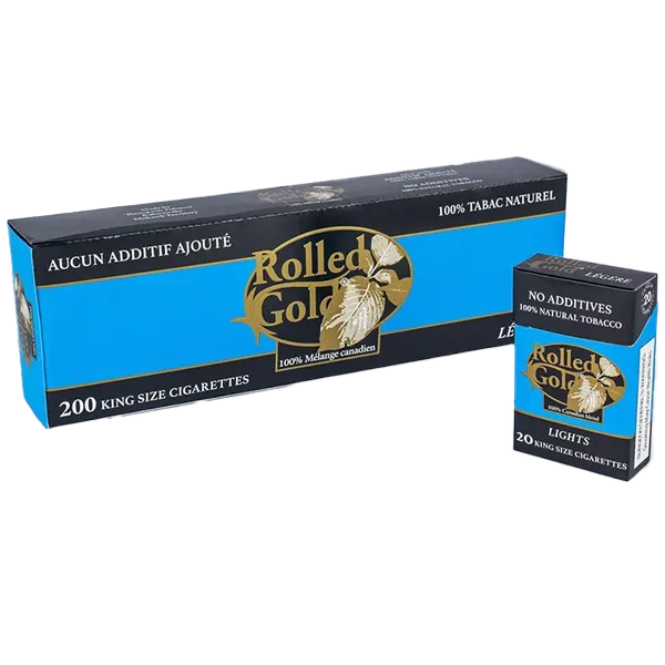 Rolled Gold Light Cigarettes