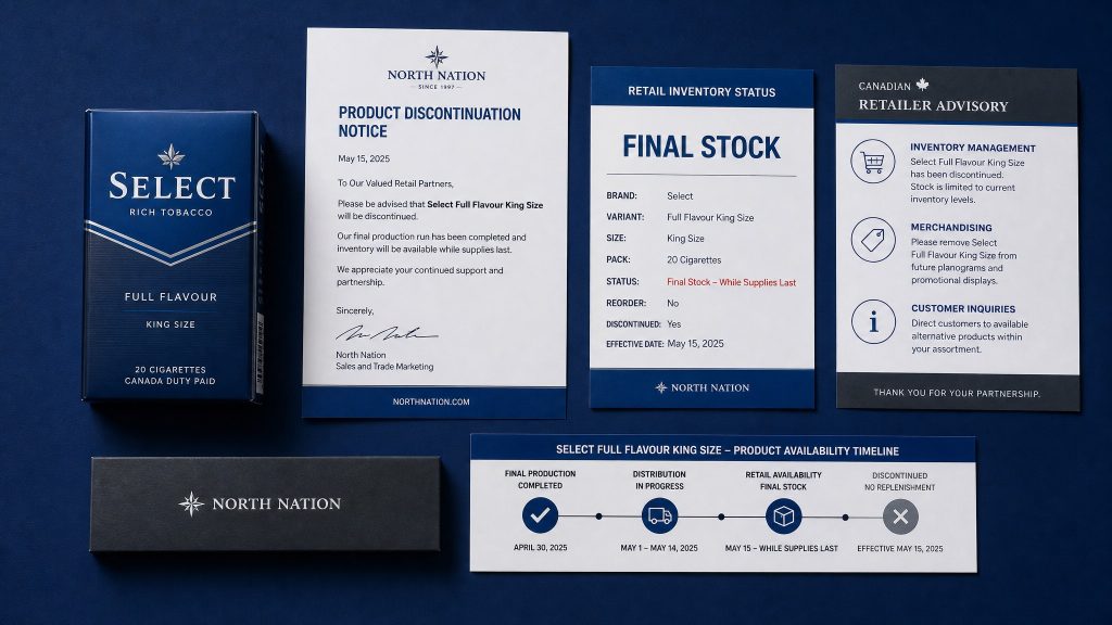 Is Next Select Cigarettes Being Discontinued in Canada?